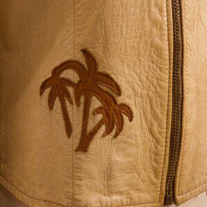 East West Musical Instruments Vintage Leather Jacket Women's S